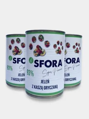 jelen z kasza gryczana adult 3puszki jelen z kasza gryczana adult 3puszki