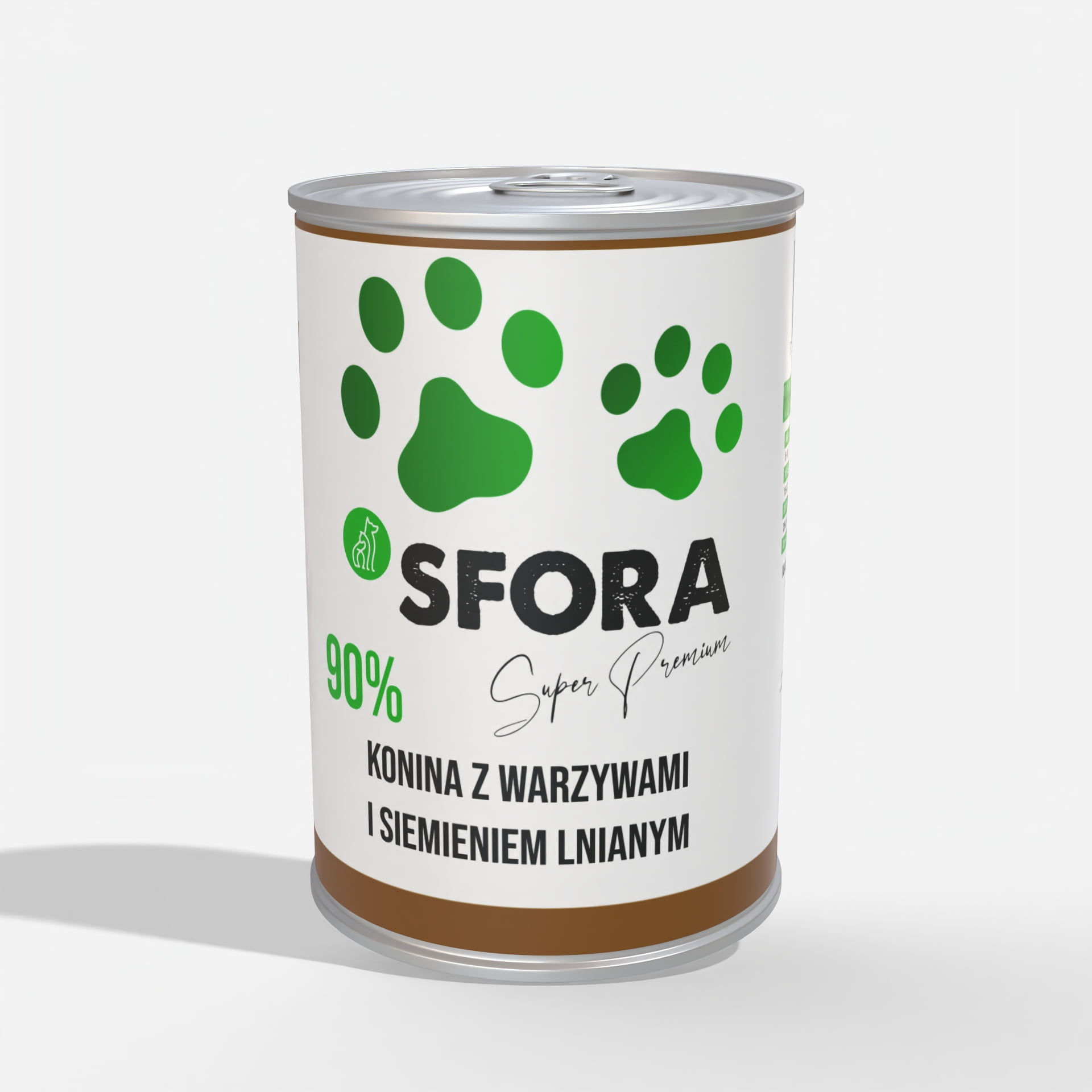 Karma Sfora Konina z siemieniem lnianym i warzywami 400g 7 karma sfora z koniną