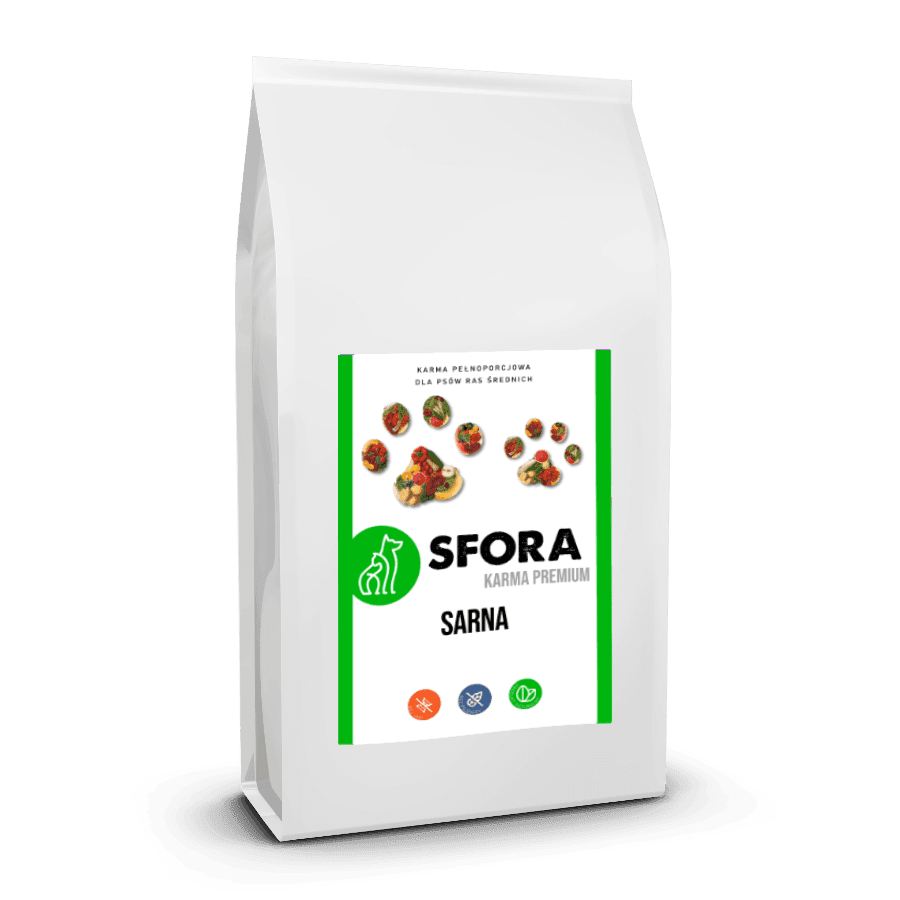 sfora paczka biala sarna srednie