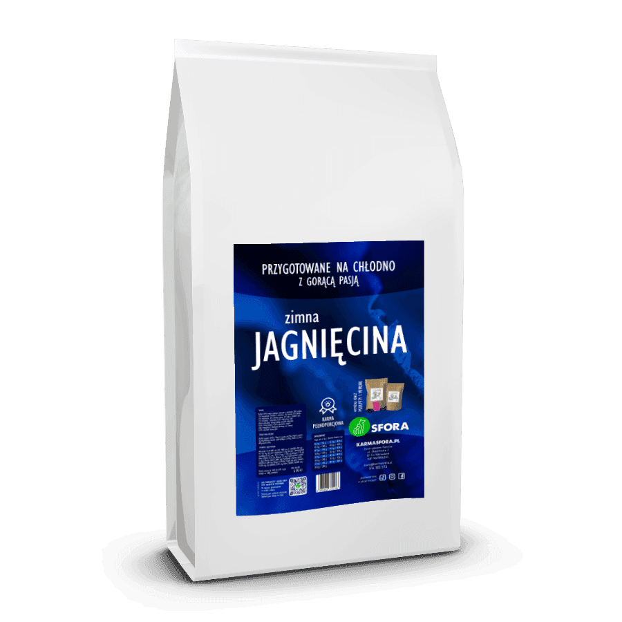 Zimna Jagnięcina monobiałkowa 6 kg 2 zimna jagniecina worek