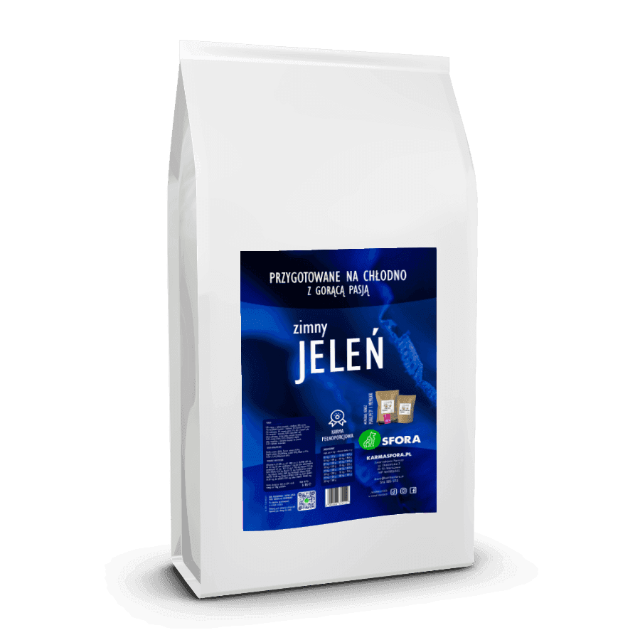 Zimny Jeleń monobiałkowy 6 kg 5 zimny jelen worek