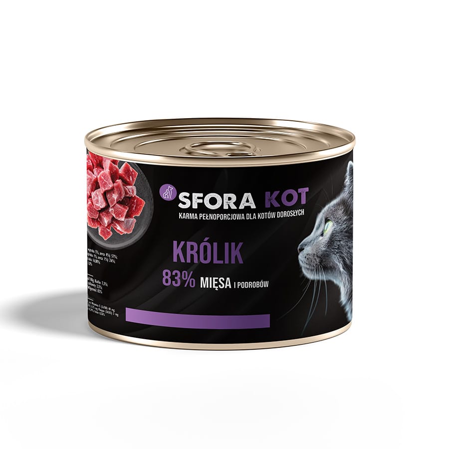 kot sfora krolik 200g
