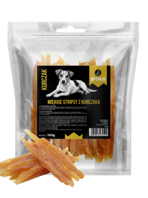 miekkie stripsy z kurczaka